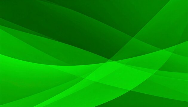 Abstract Green Gradient Wave Design