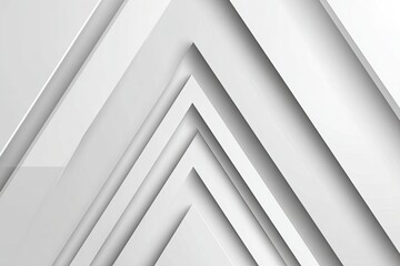 Obraz premium Abstract geometric pattern of layered, white triangles
