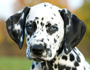 Close-up of a Dalmatian puppy (1)
