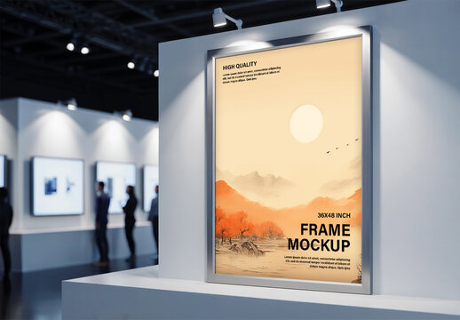 Modern Gallery Frame Mockup Template