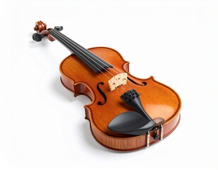 Fototapeta premium violin on white background