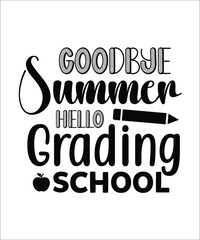 Back to School Svg Design, Back to School Vibes, Hello School, Back to School T-shirt, Teach Love Inspire, Pencil Power, School Mode On