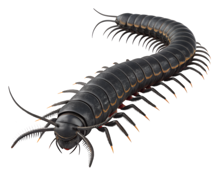 halloween black centipede