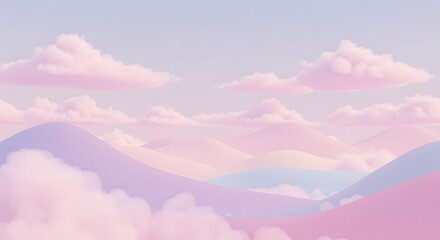 Pink Fancy Sky Abstract Gradient Wallpaper