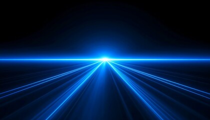 Obraz premium Abstract blue light rays (1)