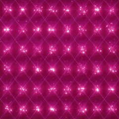 Pink diamond-patterned backdrop with sparkling lights