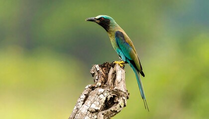 Colorful bird perched on a branch (2)