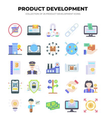 Product Development Icons. A Comprehensive Guide to 25 Essential Icons for Business Growth