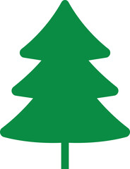 Christmas Tree icon.Pixel Perfect. For Mobile and Web. Contains such icons as Christmas Tree, Nature, Holiday, Christmas, Pine Tree, Winter.Vector illustration of pine silhouette.