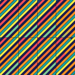 Obraz premium striped seamless geometric patterns