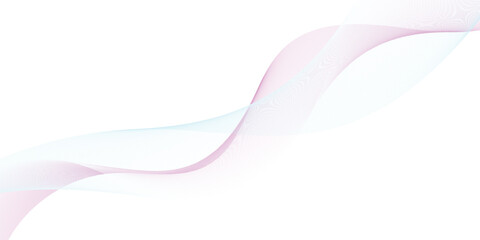 Abstract wave element for design. Digital frequency track equalizer. Stylized line art background. Vector illustration. Wave with lines created using blend tool.