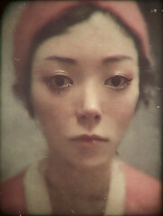 Illustrative Woman Face - Close Up
