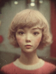 Illustrative Woman Face - Close Up
