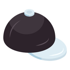 Fototapeta premium A unique design icon of hat