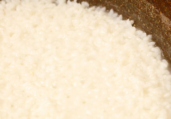 Bowl of white rice