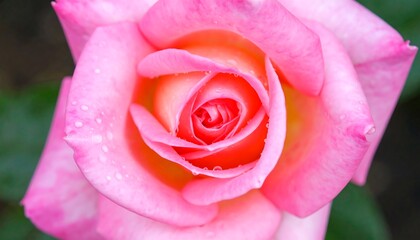 Close-up of a vibrant pink rose (1)