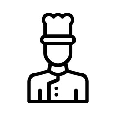 chef line icon
