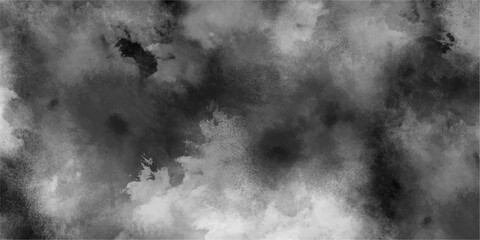 Abstract Dark storm clouds in blue sky with mist. Soft, billowing white and dark gray smoke with dramatic, moody atmosphere. Artistic feel, ideal for backgrounds, overlays. 