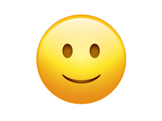 isolated gradient yellow smiley face icon