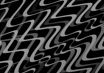 Black background vector luxury invitation card. Elegant wavy lines pattern on black background. Premium design illustration for wedding, vip cover template, grand opening, flyer, etc.	
