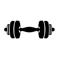 Minimalist Gym Weight Dumbbell Icon 