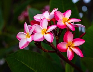 Close-up of vibrant pink and white flowers (1)
