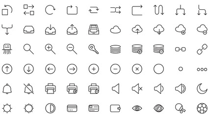set of icons for web design