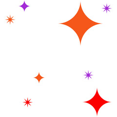 Colorful Sparkles Decoration