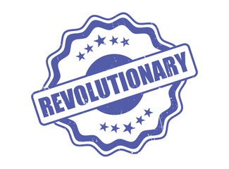 Revolutionary Rubber Stamp Seal with a Decorative Border