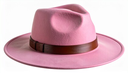 pink hat isolated on white