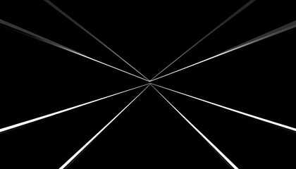 Radiating lines converge to a central point