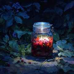 Cyclist powerfully rides a mountain bike through a stream with motion blur in an outdoor setting.