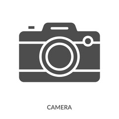 Camera Icon Line Style. Design Vector Illustration