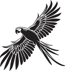 parrot fly icon
