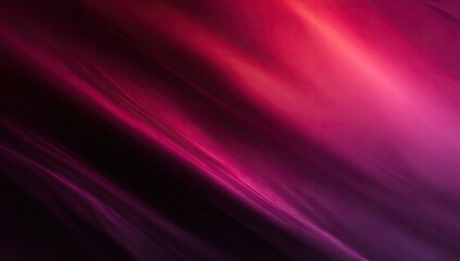 Fototapeta premium Abstract diagonal streaks of vibrant pink and purple hues against a dark background