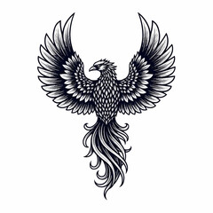 Obraz premium Phoenix Bird logo design