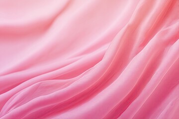 Fototapeta premium Soft, flowing pink fabric drapes in subtle gradient