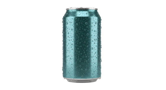 Bottle of water, a shiny, isolated metal beverage container with a blank, silver aluminum finish on a white background