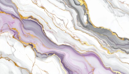 Marble Veins and Golden Intricacies: A luxurious display showcasing the elegant marriage of marble's natural veining and golden embellishments, exuding sophistication and artistic allure.