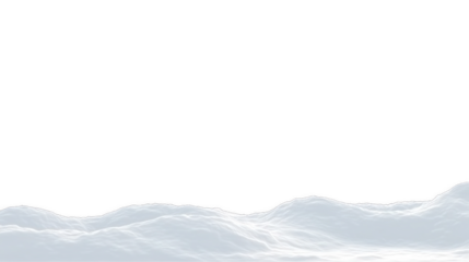 Frozen snowy drift with brilliant shine, cold light and nature background png.