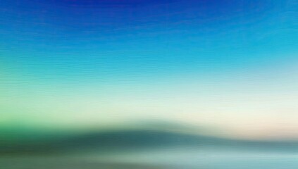 Blurry landscape, soft colors, serene