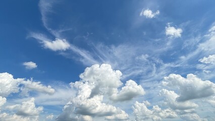 blue sky with clouds