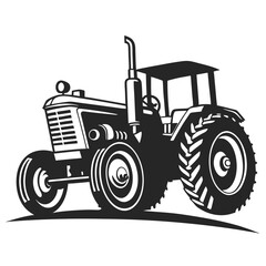 Vintage Tractor Illustration