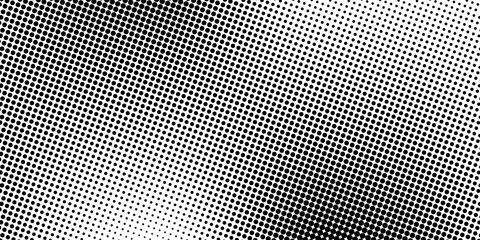 grunge Halftone white and black dots pattern and black gradient grunge texture background. Dotted line comic sport style vector illustration