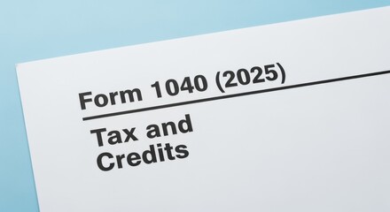 Tax Form 1040: Annual Income Filing for 2025, Financial Document Preparation and Planning