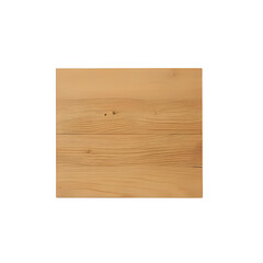Naklejka premium a brown wooden sign isolated on a transparent background; perfect for editing