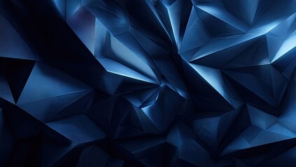 Abstract dark blue geometric pattern