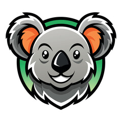 Koala character design showcasing a cheerful expression in a vibrant style suitable for animation or kids' content