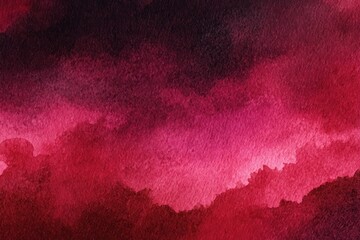 Abstract watercolor background, deep reds and blacks blending into a soft gradient