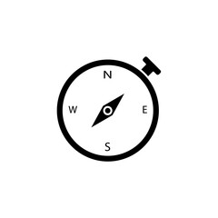 Icon a compass, isolated against a clean background.
